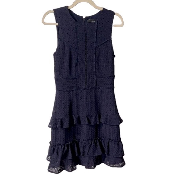 Adelyn Rae Dresses & Skirts - ⭐️ Adelyn Rae dark navy blue lace dress - size small